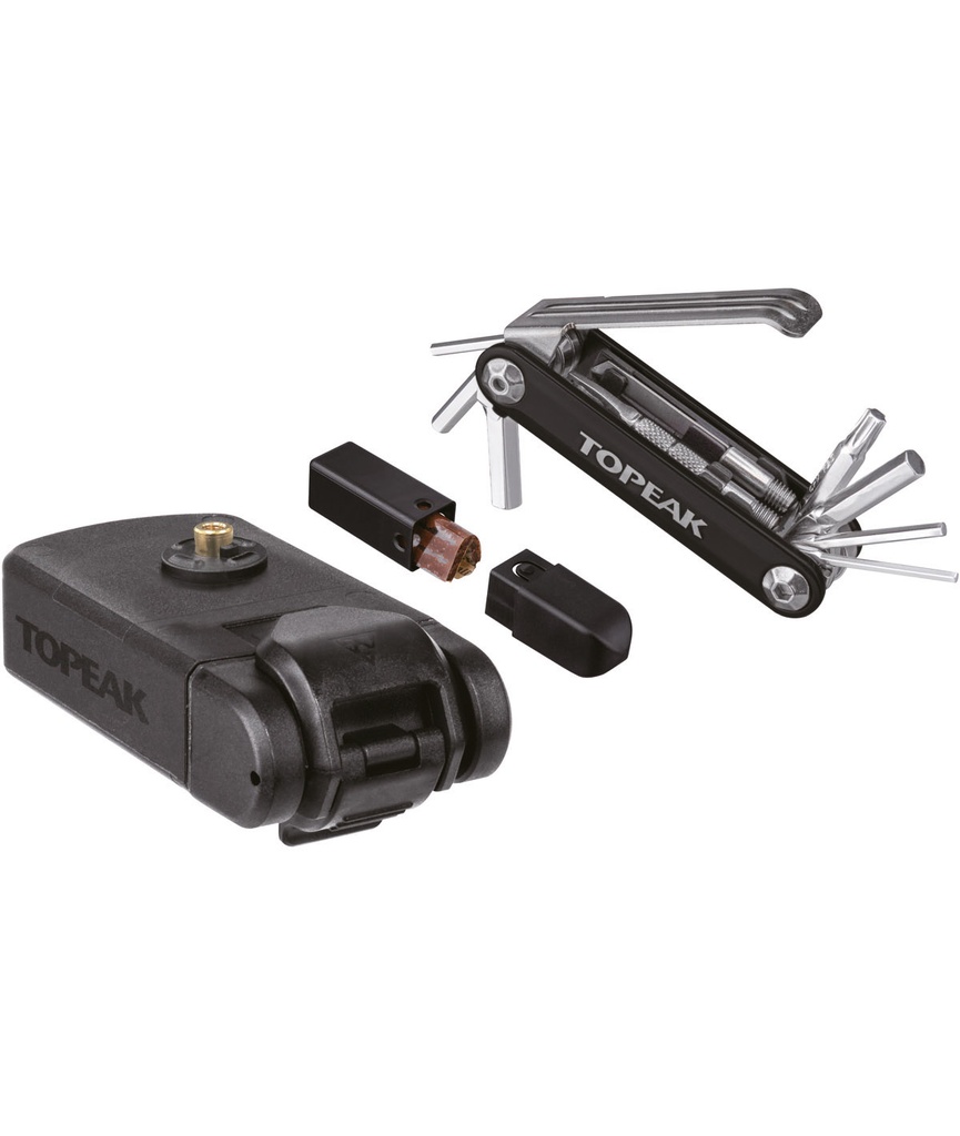[TKTNJAT11] TOPEAK Ninja Master+ ToolBox T11 con chiave multiuso Tubi 11 Combo con attacchi Ninja Master+ Cage/Frame Mount