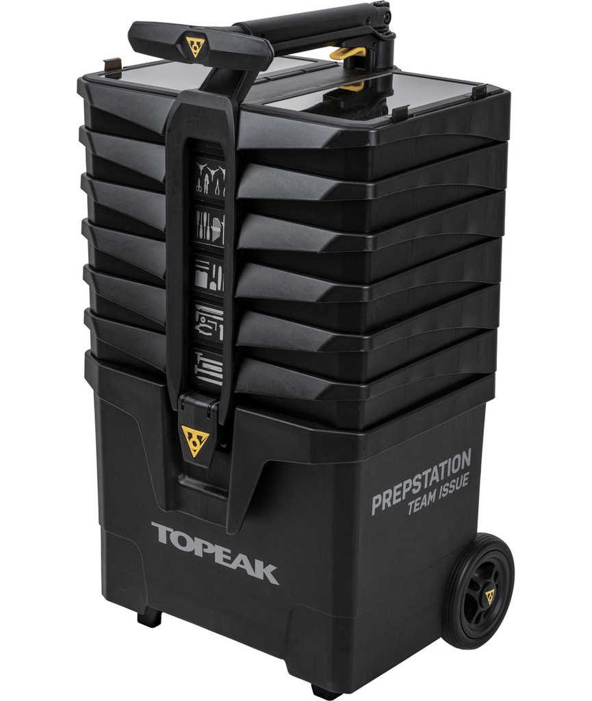 TOPEAK Trolley portautensili Prepstation team issue con 47 utensili professionali