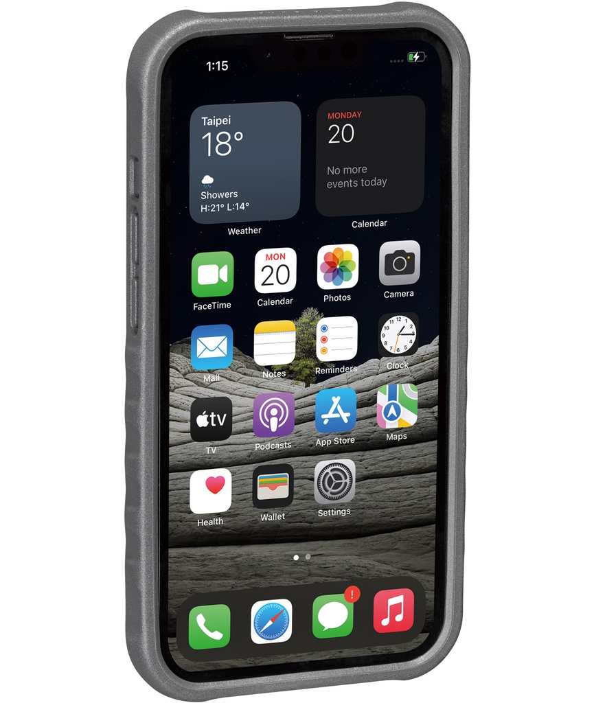 TOPEAK Custodia RideCase per iPhone 13 Pro nera/grigia