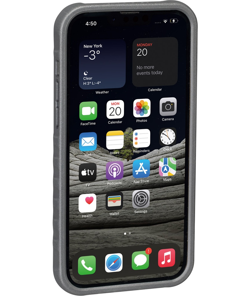 Custodia RideCase per iPhone 13 Pro Max nera/grigia