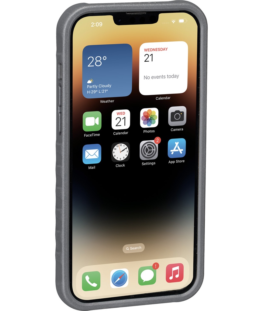 TOPEAK Custodia RideCase per iPhone 14 Plus nera/grigia