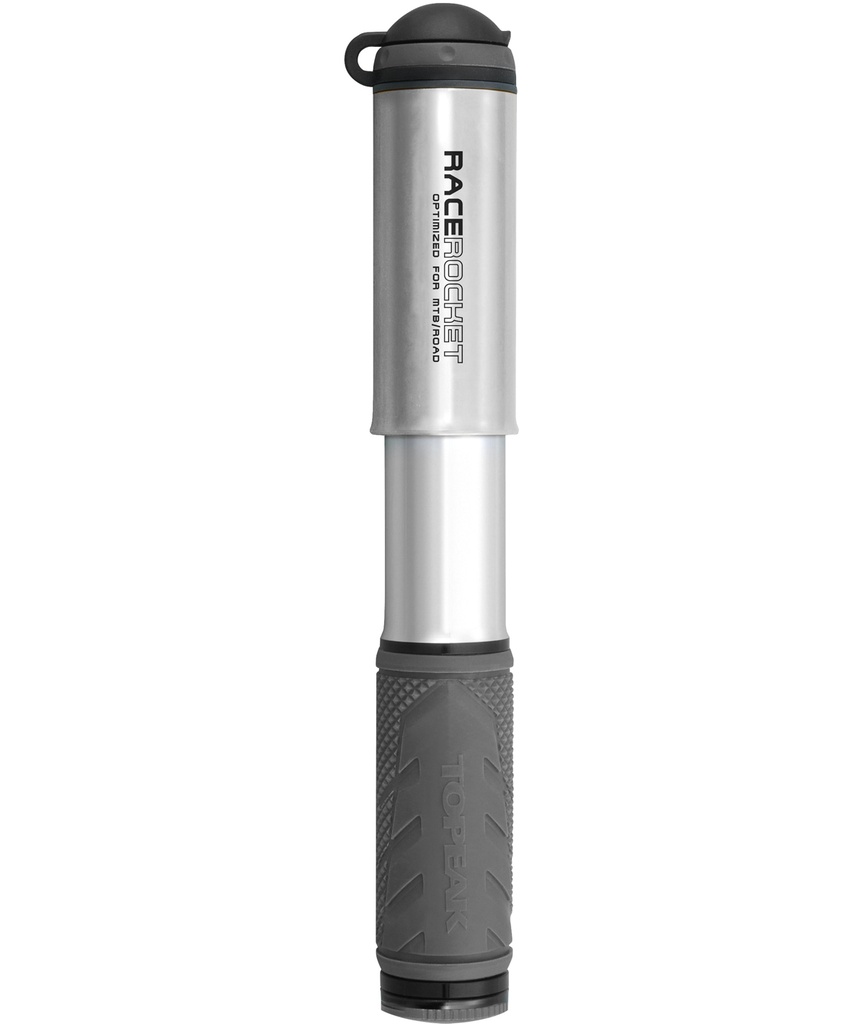 [TKTRR2S] TOPEAK Minipompa Race Rocket con raccordo SmartHead ThreadLock 8 bar/120 psi silver