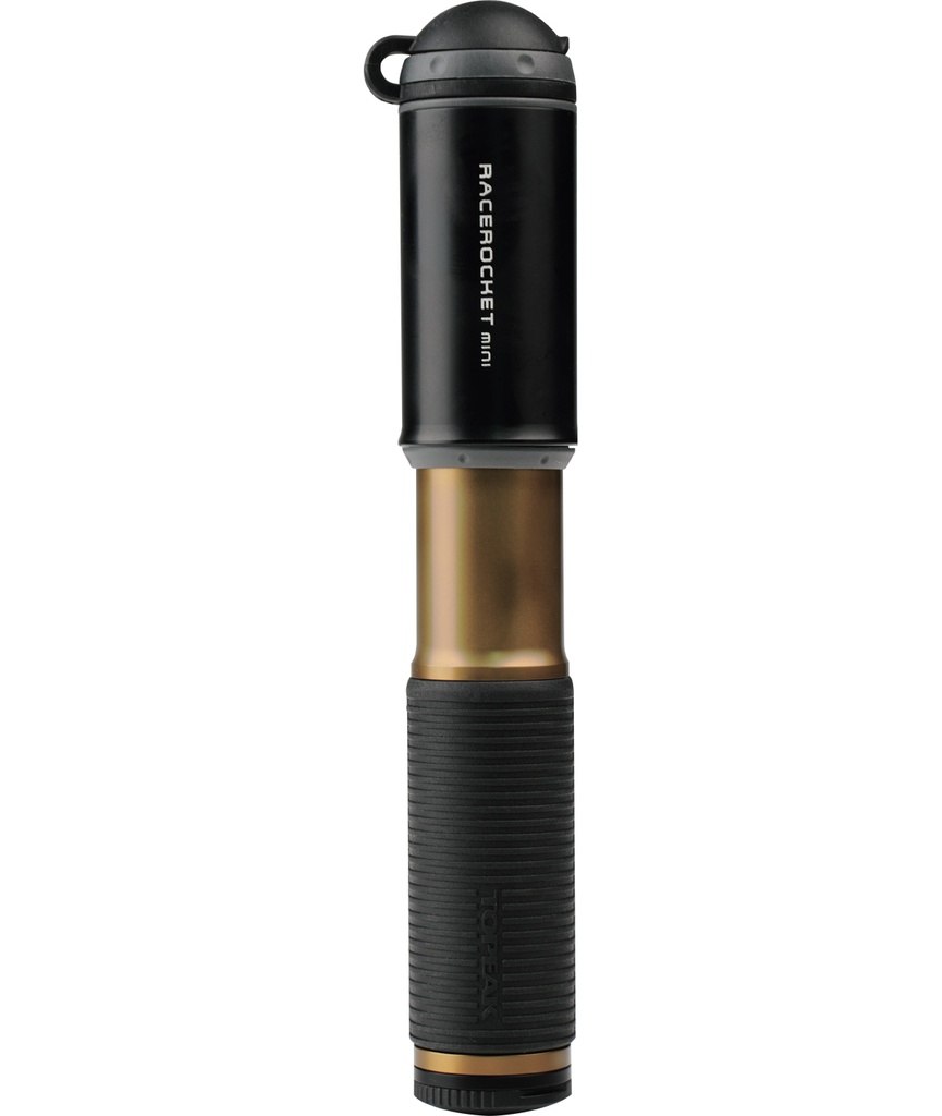TOPEAK Minipompa Race Rocket Mini con raccordo SmartHead ThreadLock 8 bar/120 psi oro