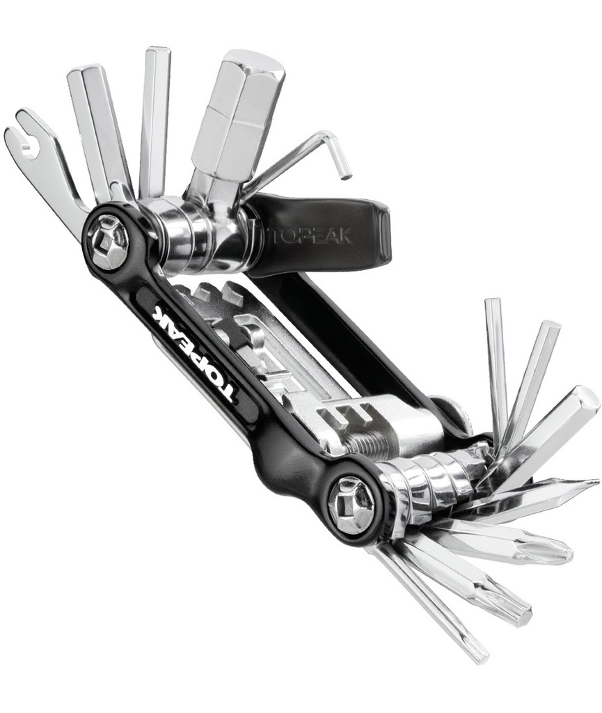 TOPEAK Chiave multiuso Mini 20 Pro (23 funzioni) nera con custodia