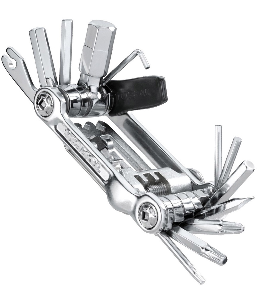 TOPEAK Chiave multiuso Mini 20 Pro (23 funzioni) silver con custodia