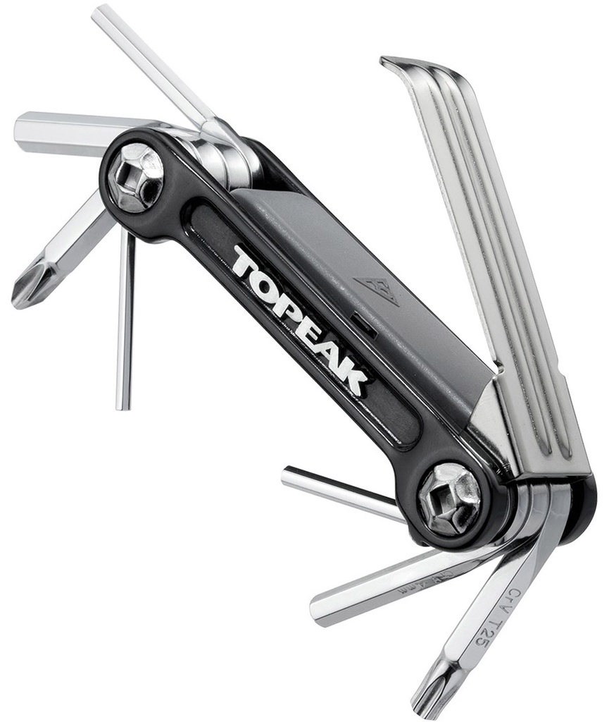 TOPEAK Chiave multiuso Mini 9 Pro (9 funzioni) nera con custodia