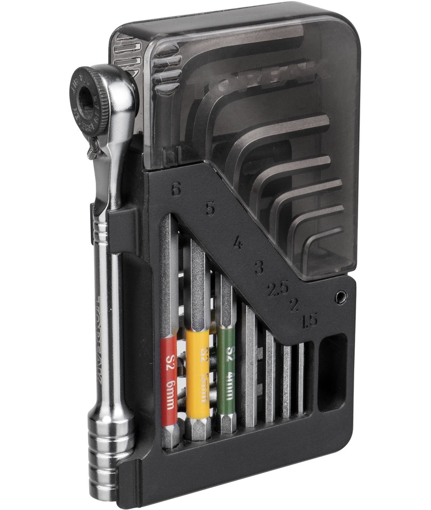 TOPEAK Set chiavi Omni ToolCard (15 funzioni) con custodia