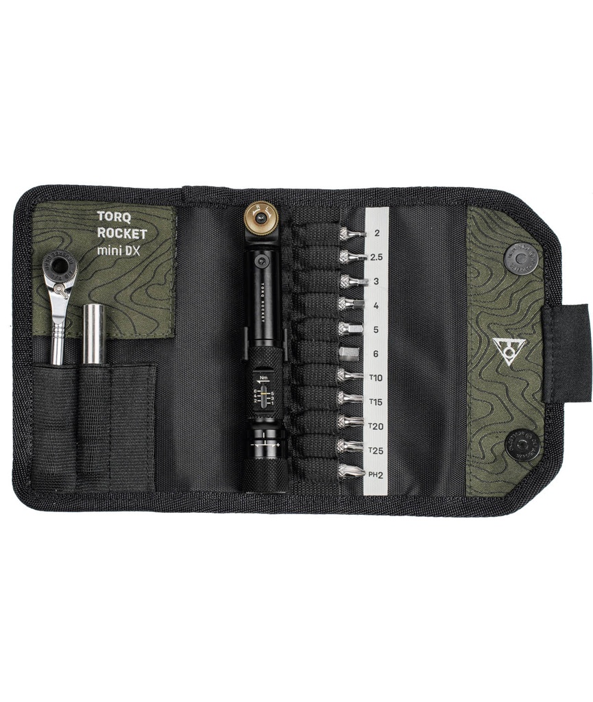 [TKTT2607] TOPEAK Chiave dinamometrica Torq Rocket mini DX con custodia