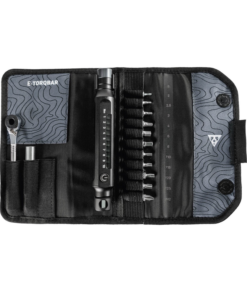 TOPEAK Chiave dinamometrica E-TorqBar con custodia