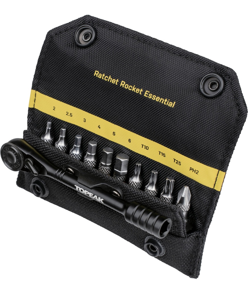[TKTT2628] TOPEAK Utensile Ratchet Rocket Essential con custodia