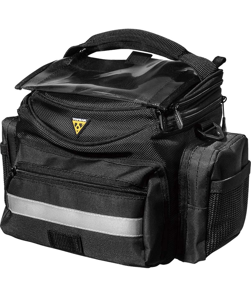 TOPEAK Borsa al manubrio TourGuide Handlebar Bag (5 L) con attacco Fixer 8e QuickClick compatibile E-Bike