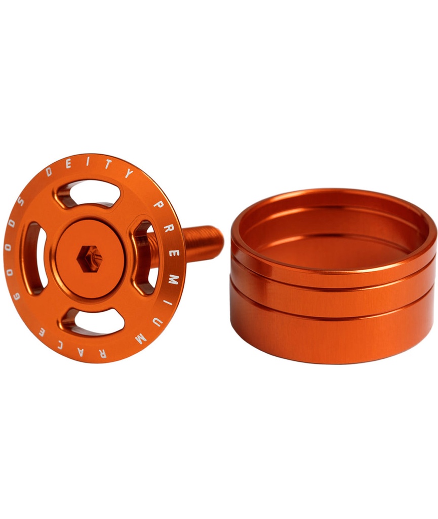 DEITY Tappo serie sterzo Crosshair arancio