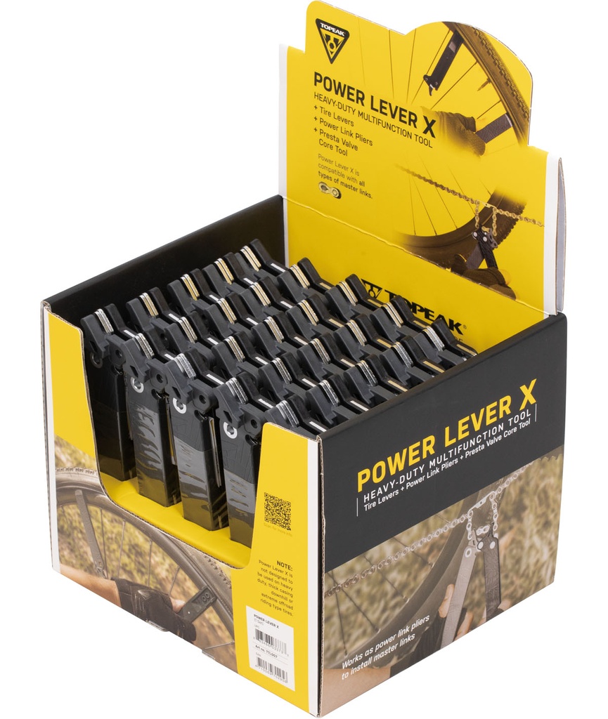 TOPEAK Espositore da banco Power Lever X da 25 set