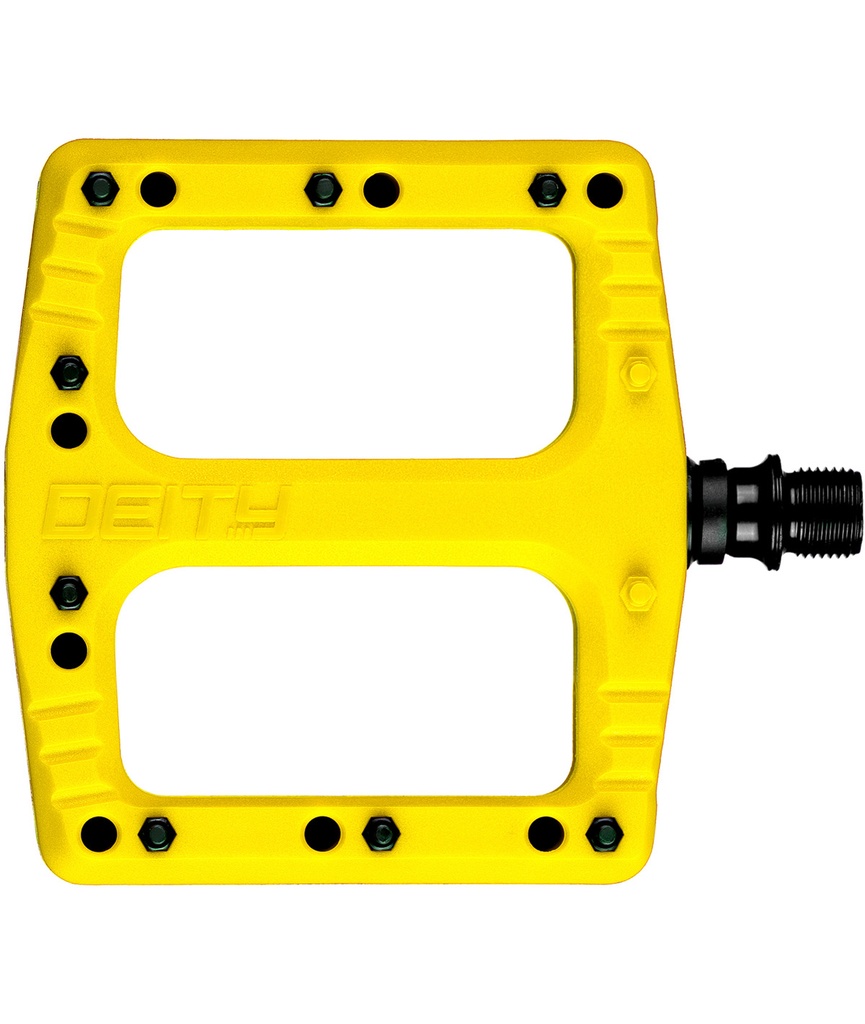DEITY Pedali Deftrap giallo
