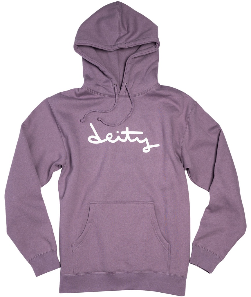 Felpa con cappuccio Deity Ripcord viola taglia L