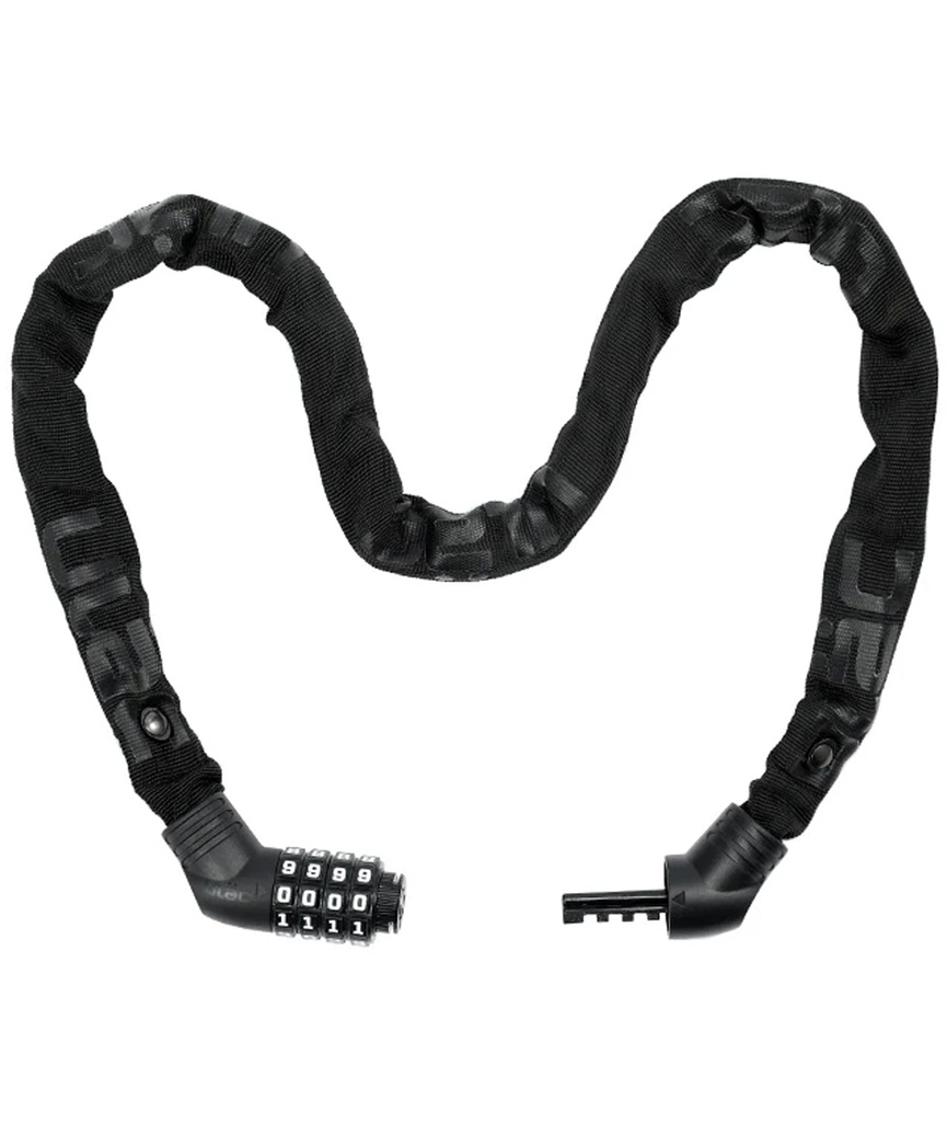 [ULA600CST] ULAC Lucchetto a catena STREET FIGHTER con combinazione nero - Stealth
