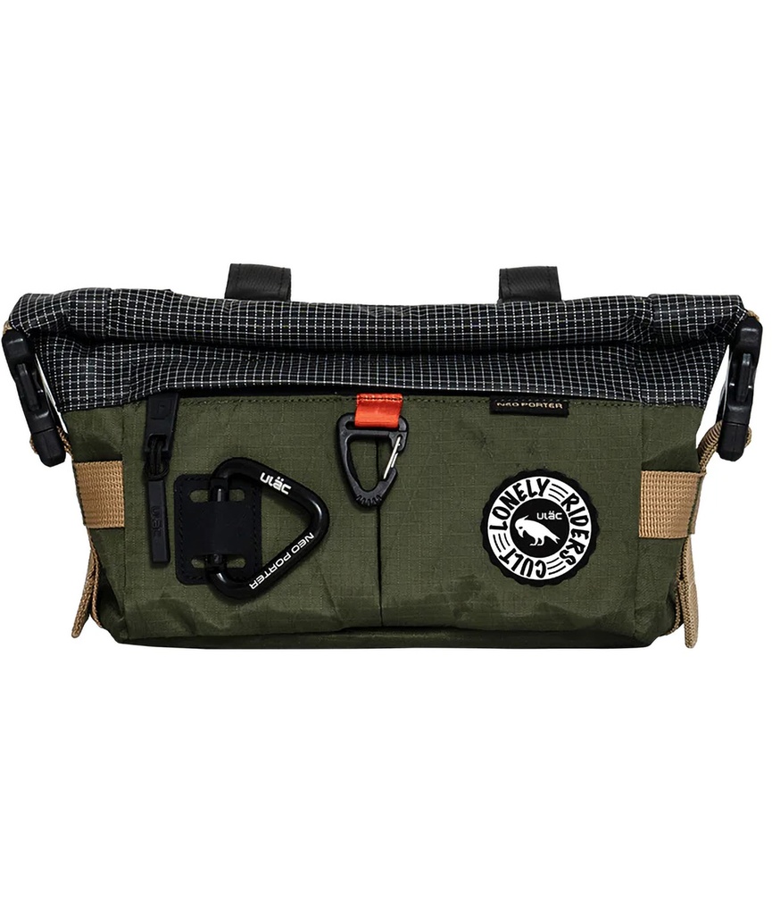 ULAC Borsa al manubrio COURSIER JAGER (3 L) verde oliva - Moss