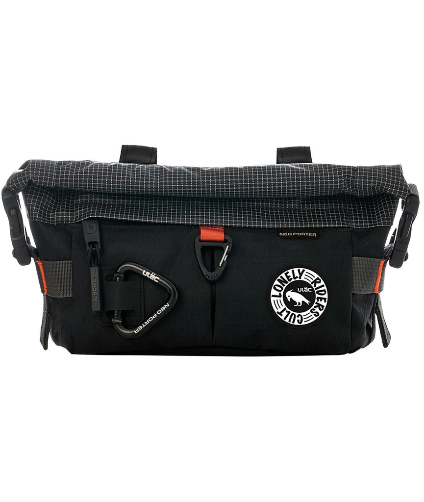 ULAC Borsa al manubrio COURSIER JAGER (3 L) nero - Onyx