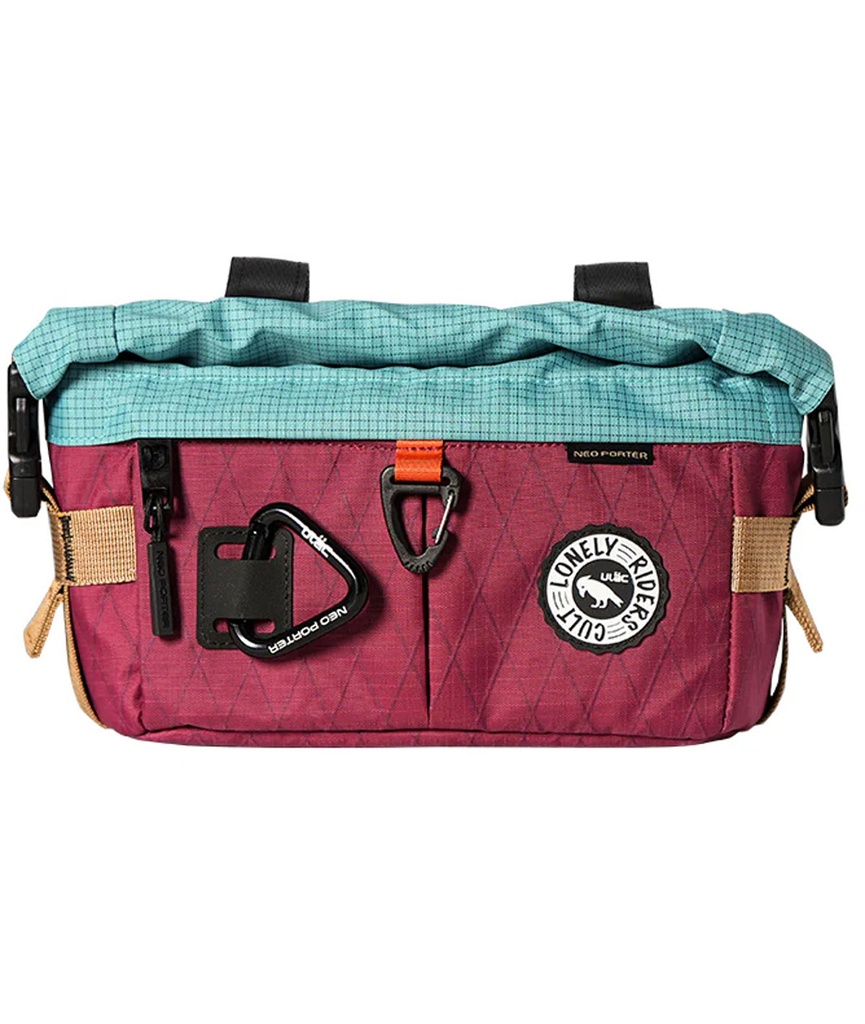 ULAC Borsa al manubrio COURSIER JAGER (3 L) rosso - Sangria