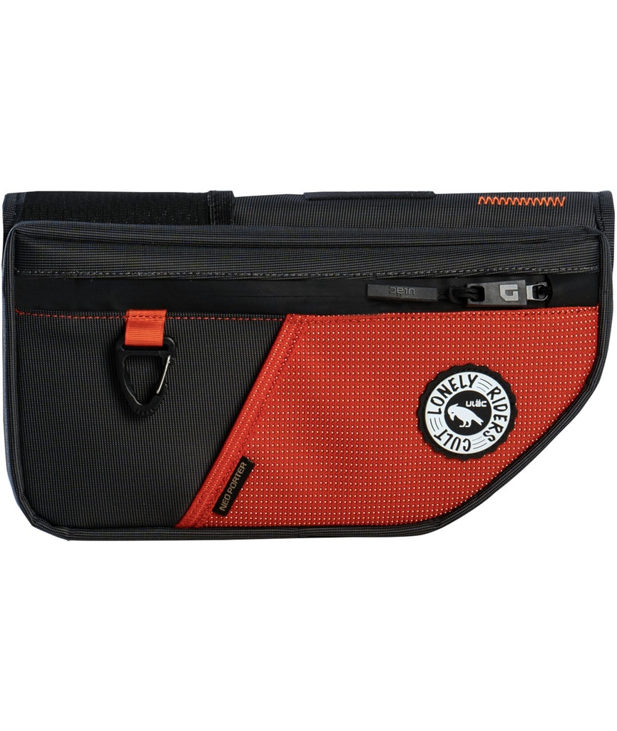 ULAC Borsello tubo orizzontale (sotto) GELANDE VERVE (2 L) arancione - Noir Lava