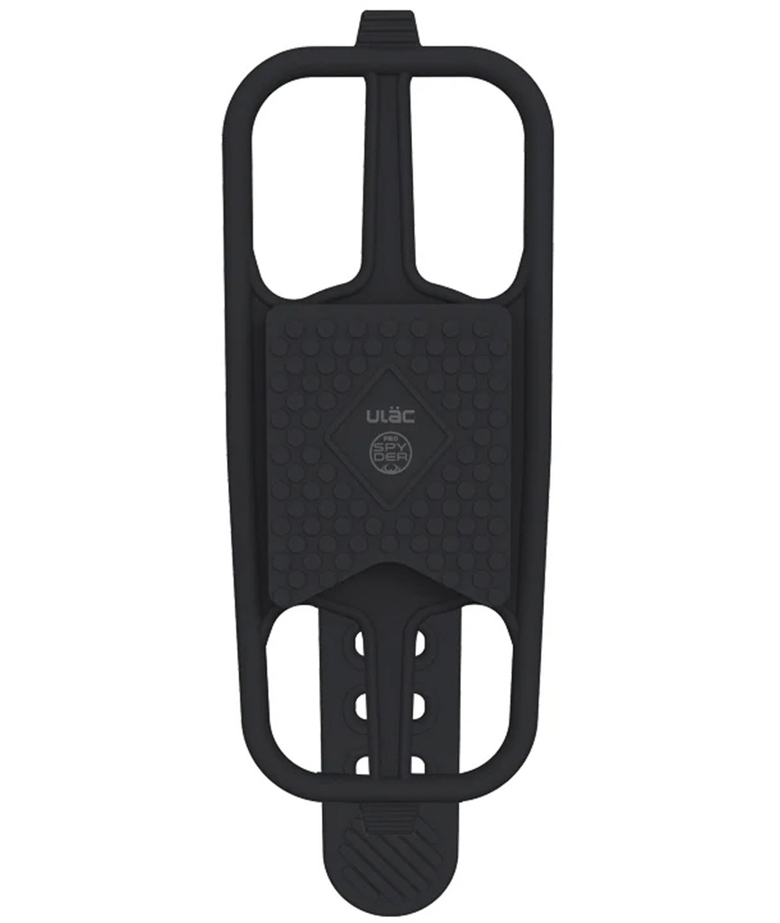 ULAC Supporto smartphone Spyder Z PRO per manubrio in silicone nero - black