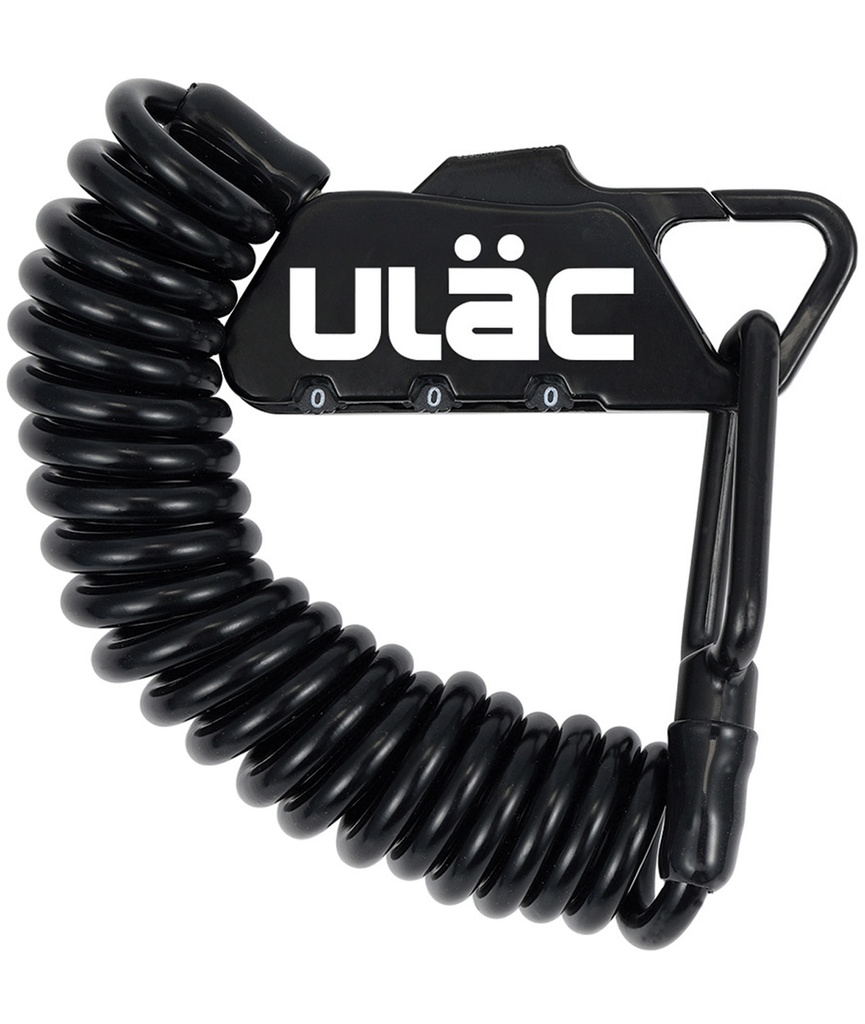 [ULK2SBL] ULAC Lucchetto con gancio PICADILLY nero - Black