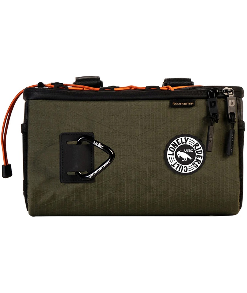 [ULPB9MO] ULAC Borsa al manubrio Coursier GT MAX (4,2 L) verde oliva - moss