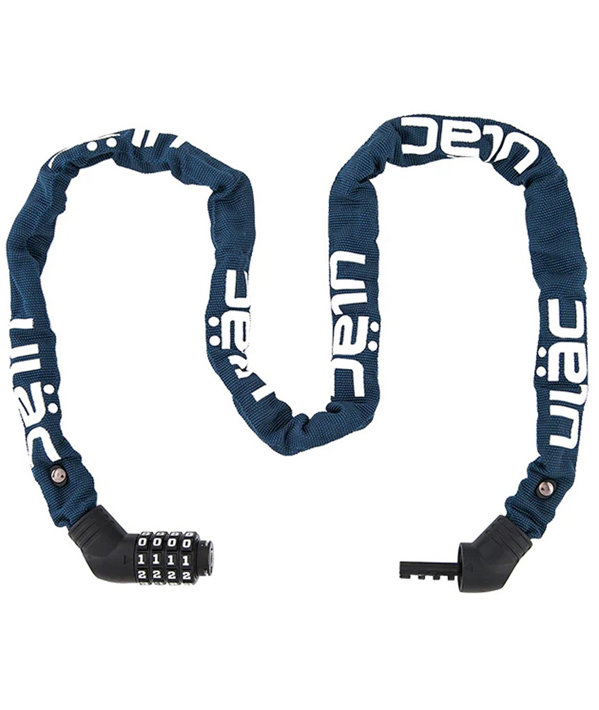 ULAC Lucchetto a catena STREET FIGHTER con combinazione blu - Navy