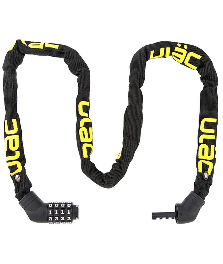 ULAC Lucchetto a catena STREET FIGHTER con combinazione nero - Black