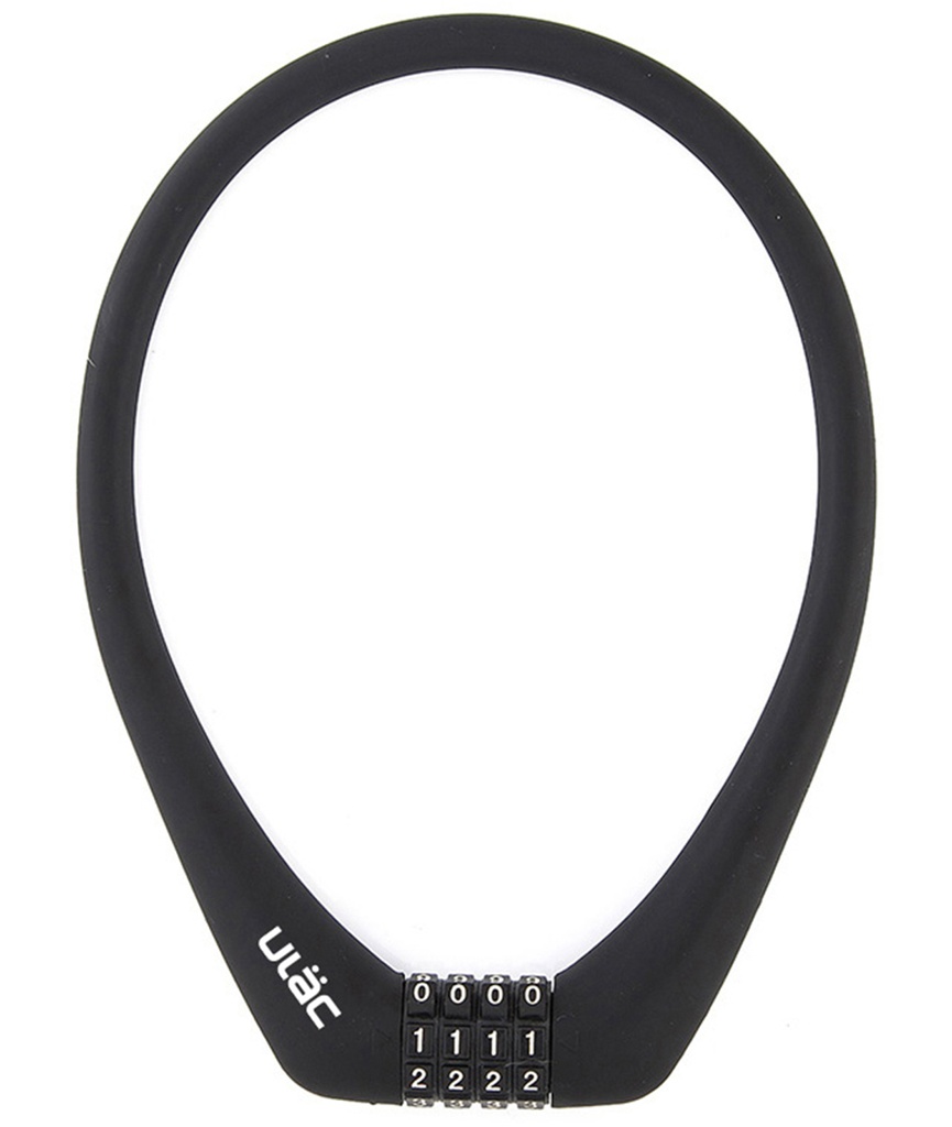 [ULSC1BL] ULAC Lucchetto a cavo PRAGUE con combinazione nero - Black