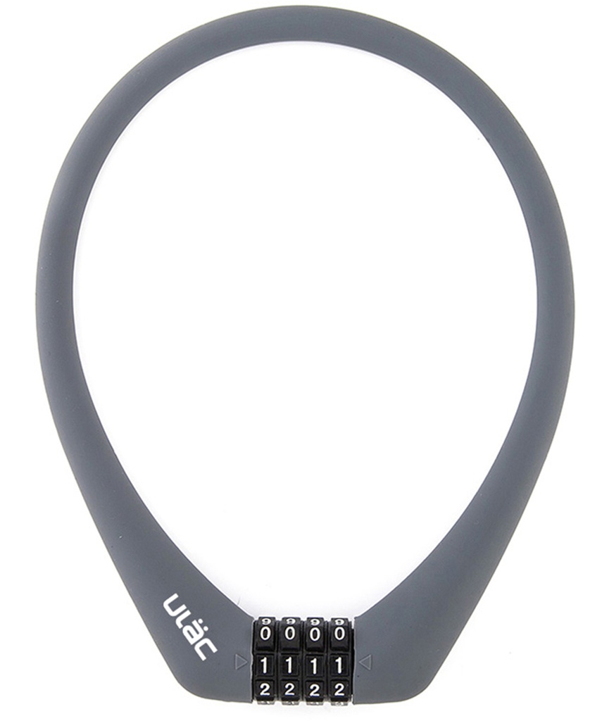 ULAC Lucchetto a cavo PRAGUE con combinazione grigio - Grey