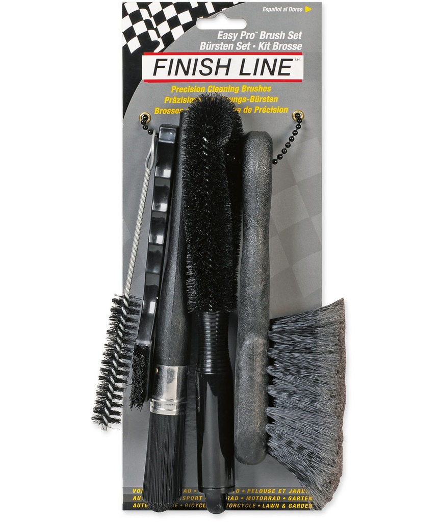FINISH LINE Kit di spazzole per pulizia Easy ProT