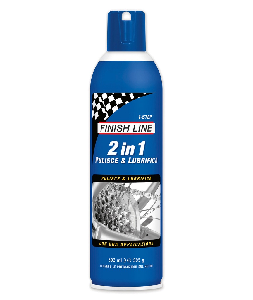[FIN113] FINISH LINE 2 in 1 pulente e lubrificante spray aerosol 502 ml
