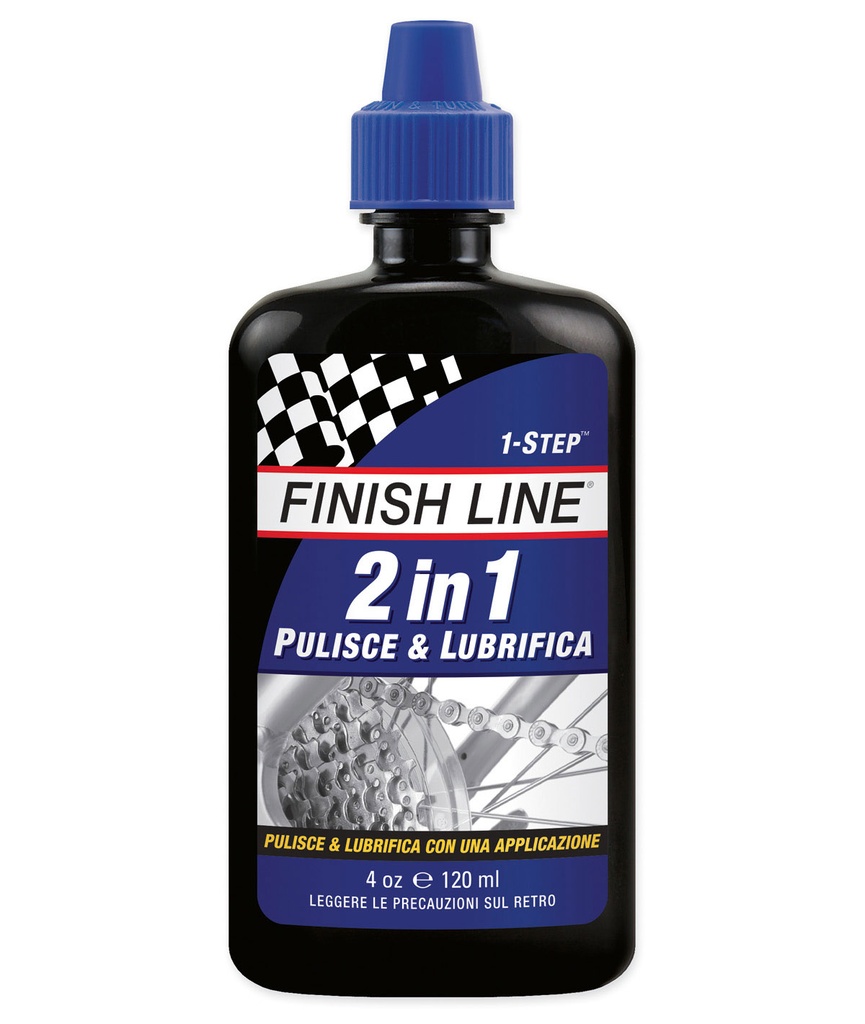 [FIN117] FINISH LINE 2 in 1 pulente e lubrificante a goccia 120 ml