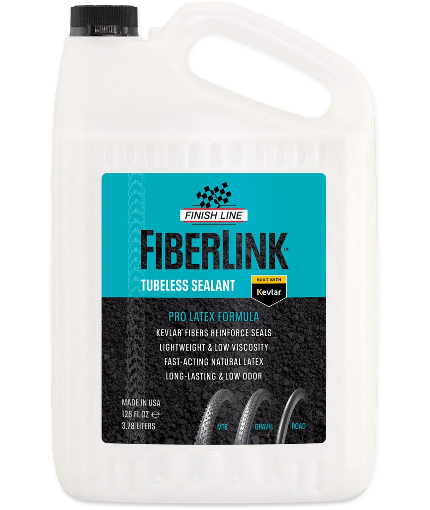 [FIN173] FINISH LINE Liquido Sigillante FiberLink per coperture tubeless tanica 3,8 lt