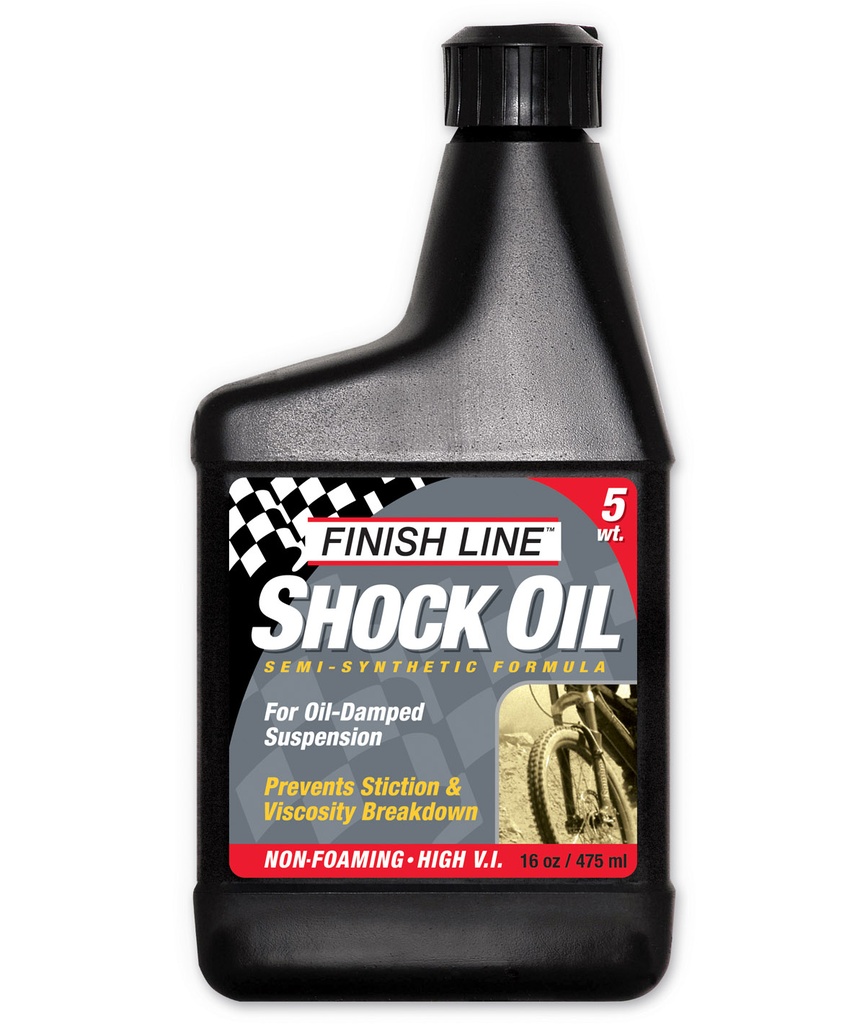 [FIN27] FINISH LINE Shock Oil 5 WT fluido per forcelle ammortizzate 475 ml