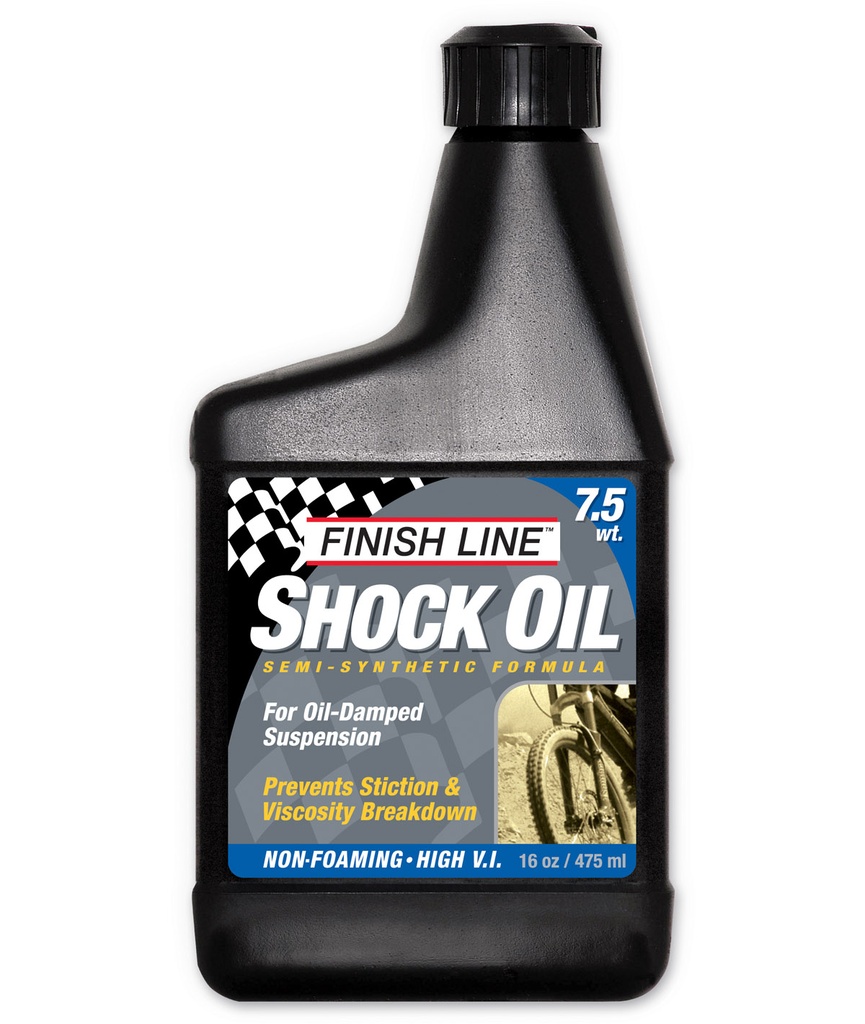 [FIN28] FINISH LINE Shock Oil 7,5 WT fluido per forcelle ammortizzate 475 ml