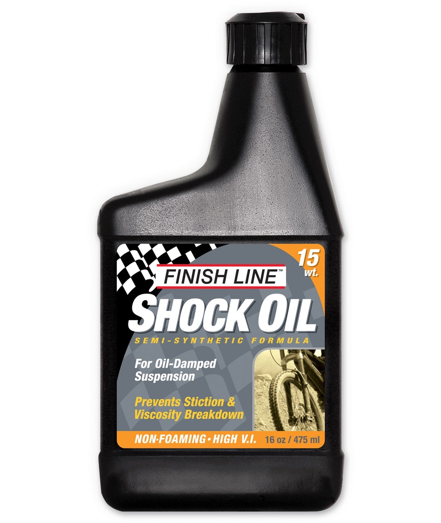 [FIN35] FINISH LINE Shock Oil 15 WT fluido per forcelle ammortizzate 475 ml