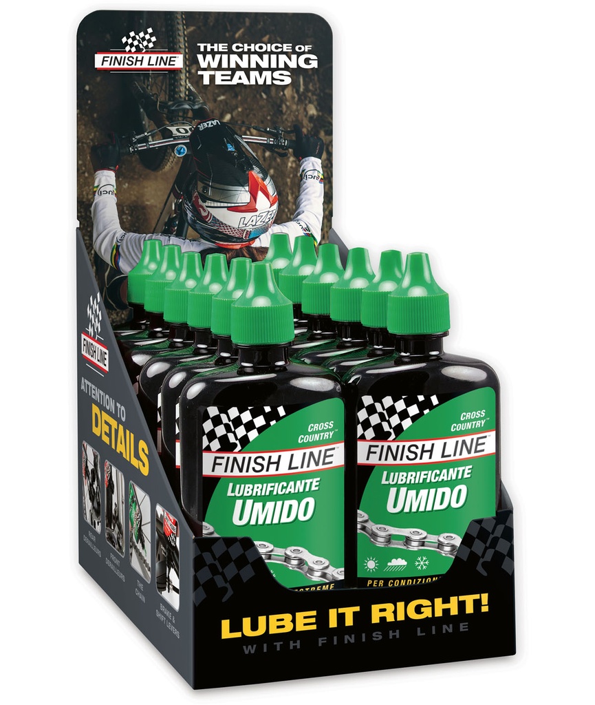 FINISH LINE Espositore da 12 FIN23 da 120 ml