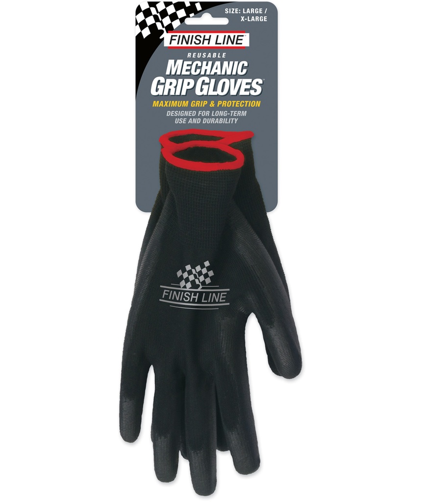 [FIN58L] FINISH LINE Paia guanti officina L/XL