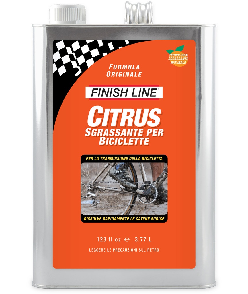 FINISH LINE CitrusT Biosolvente sgrassante concentrato tanica 3,8 lt
