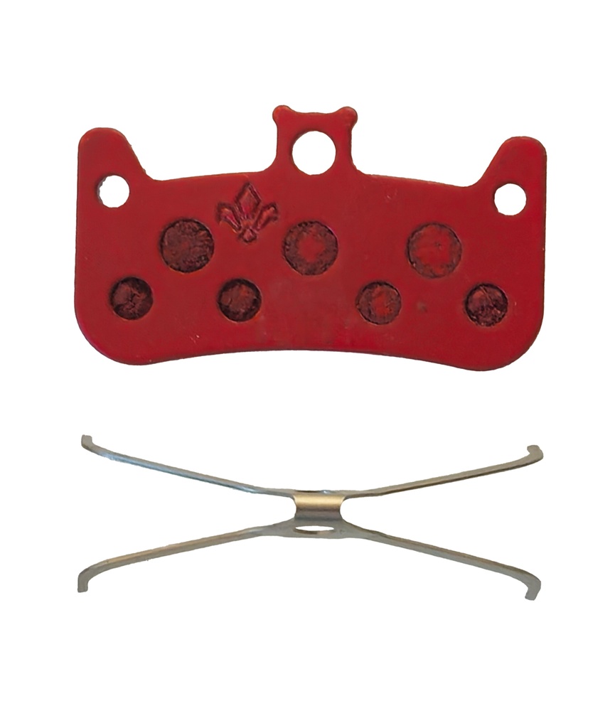 [FOFD4030710] Set pastiglie organiche Long Life Formula per freni Cura 4 (25 paia)