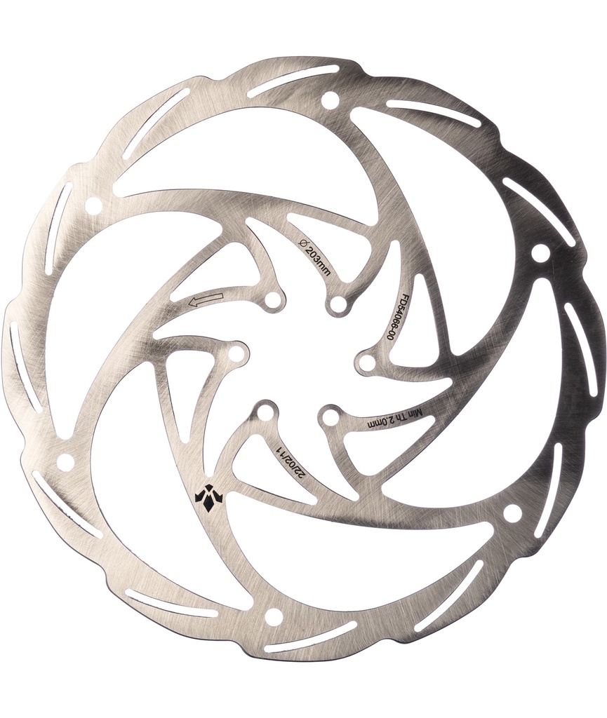 [FOFD792031PN] FORMULA Disco freno 203mm 6 fori (monolitico)