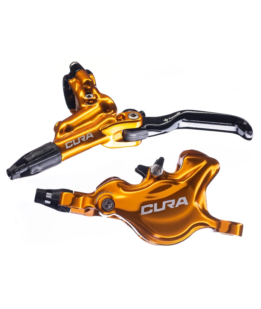 [FOFD94175CG] FORMULA Kit freno a disco idraulico Cura anteriore/posteriore oro