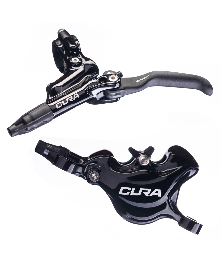 [FOFD94175CU] FORMULA Kit freno a disco idraulico Cura anteriore/posteriore nero