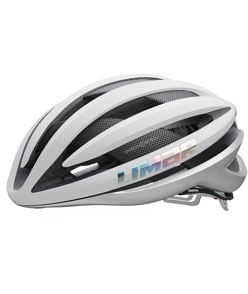 [HCAIRCE8RAA] LIMAR AIR PRO bianco iridescente M (54/58)