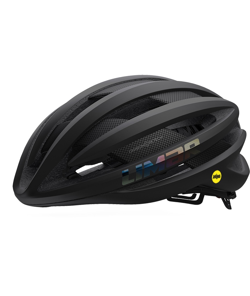 [HCAIRMICE8GAA] LIMAR AIR PRO MIPS nero opaco iridescente M (54/58)