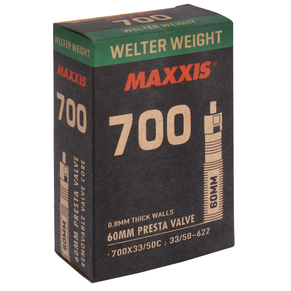 Cam.Maxxis 700x33/50 presta 60 mm smontabile Welter Weight (spessore 0,8 mm)