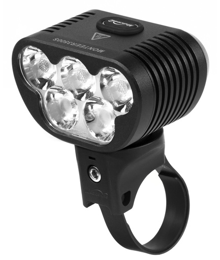 [MSMTR3500S] Fanalino anteriore a led bianco Monteer 3500S con batteria