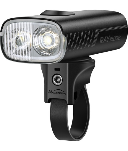 [MSRY1600B] Fanalino anteriore a led bianco Ray 1600B USB-C con telecomando